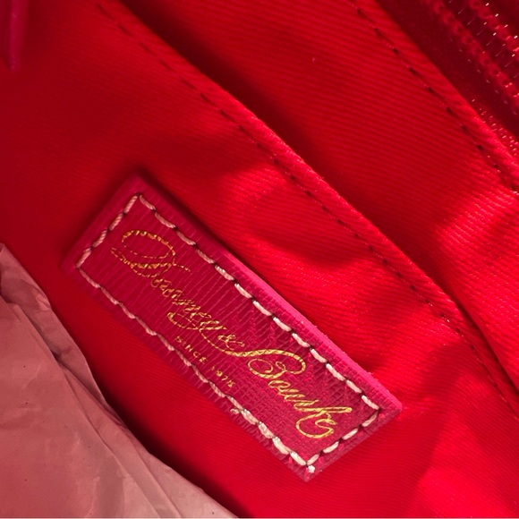 Dooney & Bourke Pink Gingham Mini Satchel Crossbody Bag - Picture 10 of 16